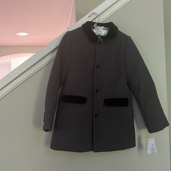 Edgehill Collection Boys Long Sleeve Button Front Dress Coat - Picture 4 of 12